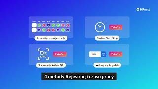 Elektroniczna rejestracja czasu pracy  HRnest  System HR [upl. by Penny710]