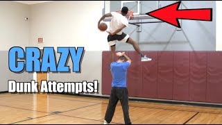 511quot Tyler Currie CRAZY Dunk Attempts  360 Windmill [upl. by Avie183]