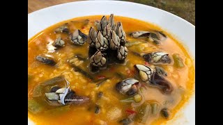 Este ARROZ CALDOSO es DELICIOSO con Percebes 😋  GUILLE RODRIGUEZ [upl. by Waverley]