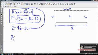 Optimization  Maximum and Minimum Area Problems [upl. by Ydderf]