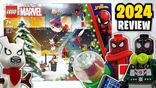 LEGO Marvel SpiderMan Advent Calendar 76293  2024 EARLY Set Review [upl. by Raskind]