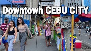 CEBU CITY Walking Tour 2024 Philippines  Exploring Downtown Cebu City [upl. by Ycart]