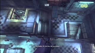 Batman Arkham City  Riddler Challenge Map  Police Brutality [upl. by Peonir]