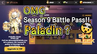 NEWquotFULL SET BONUSquot Season 9 Battle Pass Skyblock [upl. by Akinorev]