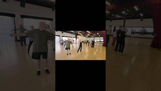 Jazzy Foxtrot Group class ❤️💙💃🏻🕺😎basics ballroomdance foxtrot americansmooth [upl. by Ynobe]