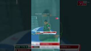 Last 24 ball 61 runs Thiller match Ban vs Wi 🤯cricket banvswi [upl. by Yllaw787]