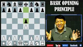 PAANO LUMAKAS SA CHESS GAMIT ANG SIMPLE OPENING IDEA NA ITO Back to Basic Opening Principle [upl. by Hokanson322]