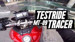 Test Ride YAMAHA MT09 TRACER ft Ano Wirontono motovlog Indonesia [upl. by Atoked]