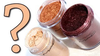 7 Ways to Use MAC Pigments [upl. by Ilyak738]