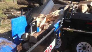 wallenstein wp820 firewood processor [upl. by Adnamas]