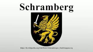 Schramberg [upl. by Maddock412]