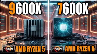 9600X vs 7600X Benchmarks  Tested in Games and Applications [upl. by Aicerg]