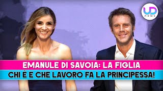 Vittoria Di Savoia Figlia Di Emanuele Filiberto Ecco Che Lavoro Fa La Principessa [upl. by Vergos694]