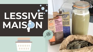 DIY  LESSIVE MAISON 🧺  Naturelle écologique et économique 🌿 [upl. by Akihsar243]