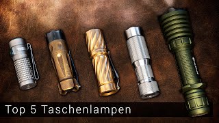 Top 5 Taschenlampen  Lieblingslampen [upl. by Paco429]