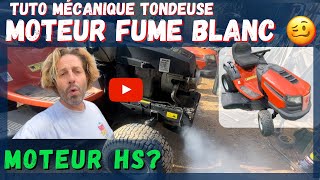 Moteur qui fume blanc  foutu ou pas foutu  😅 [upl. by Inoue]