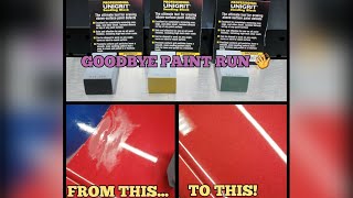 Meguiar Unigrit Blocks How To Remove Paint Runs [upl. by Niwhsa]