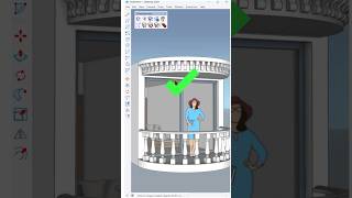 How to Place Corbels Around a Curve in SketchUp with the SketchPlus Plugin nicetower [upl. by Semyaj]