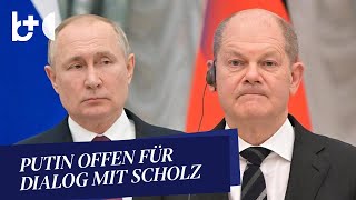 „Putin offen für Dialog mit Scholz“ Kreml Wir haben keinen Vorschlag von [upl. by Llerrud]