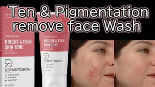 DERMATOUCH Bright amp Even Tone Face Wash with Niacinamide Vitamin E amp Kojic Acid For Pigmentation [upl. by Wayolle]