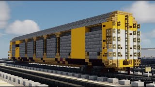 Minecraft Autorack TTX CSX Freight Railcar Tutorial [upl. by Subocaj]