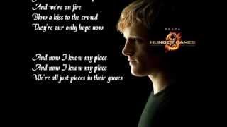 Birdy  Just A Game Lyric Video The Hunger Games Songs From District 12 and Beyond [upl. by Druce721]