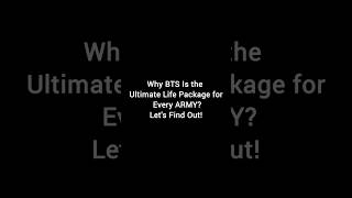 quotWhy BTS Is More Than Just Music for ARMYsquot bts btsarmy btsshorts btsedits [upl. by Humpage923]