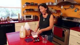 Aromatherapy Recipes AllNatural Bathroom Scrub with Essential Oils [upl. by Ewen]