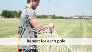 Bownet Soccer Goal 4x8 Set Up Video [upl. by Ramak]