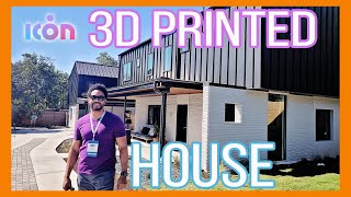 ICON 3D Printed Home Tour  2021 Austin Texas Real Estate [upl. by Nagorb]