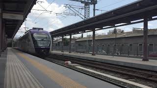 PROASTIAKOS  Suburban Railway departing from Piraeus to Kiato [upl. by Sirron]