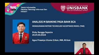 ANALISIS APLIKASI M BANKING PADA BANK BCA MENGGUNAKAN TECHNOLOGY ACCEPTANCE MODEL TAM [upl. by Losyram]