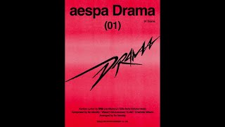 aespa 에스파 Drama Track Poster [upl. by Deehahs]