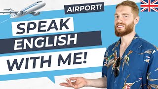 Everyday British English Conversations Airport  British Accent Training [upl. by Gross256]