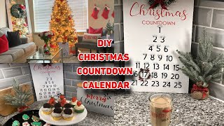 DIY Christmas Countdown Calendar with Cricut [upl. by Soalokin804]