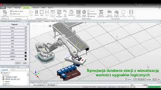 Robotyzacja paletyzacji ABB RobotStudio [upl. by Kado301]