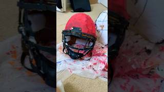 Painted F7 football helmet almost finished [upl. by Rogerio]