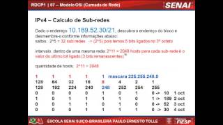 calculo IP com sub rede VLSM [upl. by Placidia]