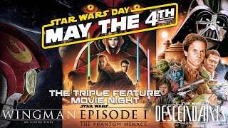 May the 4th STAR WARS 25th anniversary Episode 1 The Phantom Menace ReRelease Triple Feature [upl. by Nelli]