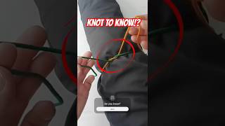 ⚠️ Knot to Know 🪢 Sturdy and easytouse shoelace tying method shorts diy knot rope [upl. by Aix648]