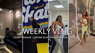 Weekly Vlog 2  Robot Massage Ab Sculpting Giselle  Moreee [upl. by Notlrahc]