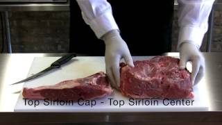 Cutting the Top Sirloin Cap  Beef Alternative Merchandising [upl. by Kilgore]