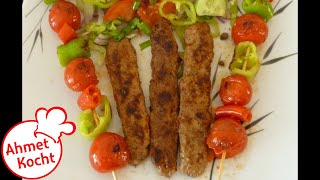 Rezept Adana Kebap  Ahmet Kocht  türkisch kochen  Folge 41 [upl. by Allerbag]