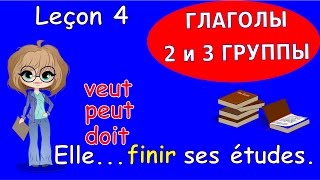 Урок 4 французского языка Спряжение глаголов 2 и 3 группы французский [upl. by Liahus]