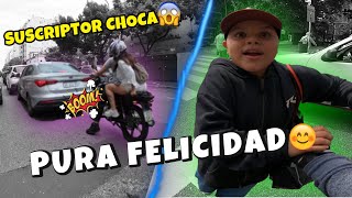 INCREIBLE REACCION DE ÉSTE NIÑO AL VERME😭suscriptor me saluda y choca Observaciones Diarias 205 [upl. by Barber]