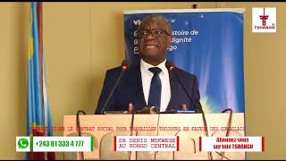 KONGO CENTRAL TOMBÉLE DR DENIS MUKWEGE ACCUEILLI CHALEUREUSEMENT À KISANTU ET MBANZA NGUNGU [upl. by Lanfri]