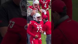 NC State mens football takes the field for homecoming for their first ever game against Stanford [upl. by Markman]