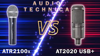 Which Mic Is Best For An Untreated Room  Audio Technica ATR2100x vs AT2020 USB [upl. by Hepsiba]