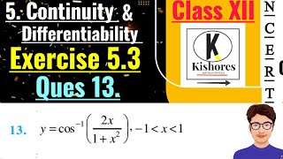 Exercise 53 Q13 Class 12 Maths  maths differentiation [upl. by Finn]