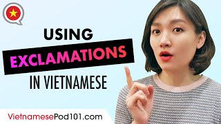 Exclamations to Express your Feelings in Vietnamese [upl. by Newberry]